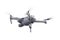 Modern UAV drone quadcopter with high resolution digital camera isolated on white background.