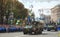 Modern Ukrainian armored troop-carriers Bucephalus in Kyiv