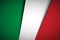 Modern vector background, overlayed sheets of paper in the look of the Italian flag, Made in Italy, Italian colors