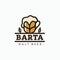 Modern vector professional logo emblem beer barta