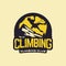 Modern vector professional logo emblem climbing club