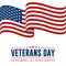 Modern Veterans Day Celebration Background Header Banner