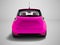 Modern violet electric car hatchback for carrying passengers at