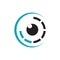 modern Vision Eyes Logo design idea concept vector illustrations