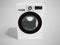Modern washing automatic electric car white with black inserts i