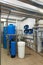 Modern water treatment system with automatic control units in in