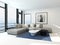 Modern waterfront apartment interior