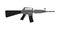 Modern Weapons Rifle. Flat style equipment. Isolated weapons and