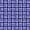 Modern weaved texture background. Seamless monochromatic pattern with navy blue and white stripes
