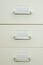 Modern white metal office drawer