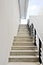 Modern white stair