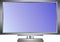 Modern widescreen tv lcd monitor illustration