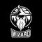 Modern wizard logo.