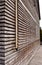 Modern wooden house facade made of horizontal planks