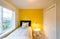 Modern yellow bedroom