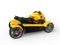 Modern yellow and black all terrain vehicle