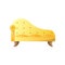 Modern yellow daybed sofa with oak legs template
