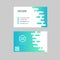 Modern youthful clean business card designs