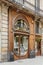 Modernist facade of philately shop, in Barcelona