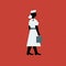 Modernist-inspired Nurse Pictogram In Isotype Style