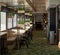 Modest but trendy restaurant interior shot that has its interior designed in nordic style