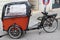 modified bicycle for passenger transport-