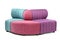 Modular bright colour sofa couch