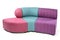 Modular bright colour sofa couch