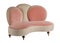 Modular bright pink beige colour sofa couch