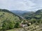 Moeciu de Sus, Transylvanian village view, Romania