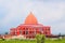 Moekhlas Sidik Mosque, Pandaan District, Pasuruan. it also called Red Mosque