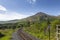 Moel Hebog and the Welsh Highland Railway