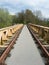 Moerputten bridge over the wetland near Den Bosch in the Netherlands