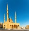 Mohammad Al-Amin Mosque with four minarets in the center of Beirut, Lebanon