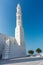 Mohammed Al Ameen Mosque in Muscat in sunny day on the blue sky background