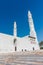 Mohammed Al Ameen Mosque in Muscat on sunny day on the blue sky background