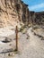 Mohave National Preserve, Rings Loop trail marker