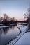Mohawk River in Utica City Upstate New York