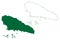 Moheli island Union of the Comoros, Comoro Islands map vector illustration, scribble sketch MohÃ©li or Mwali map