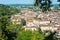 Moissac as seen from Lady of Calvary, France