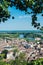 Moissac as seen from Lady of Calvary, France