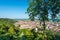 Moissac as seen from Lady of Calvary, France