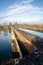 Moissac, France and his famous canal bridge