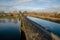 Moissac, France and his famous canal bridge