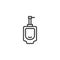 Moisturizer gel dispenser line icon