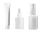 Moisturizer product bottle set. Spray, tube, dropper