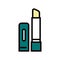 moisturizing lip balm stick, lipstick cosmetic color icon vector illustration