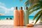 Moisturizing Oils And Lotions For Tanning Purposes, Perfect For Beach Day