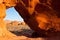 Mojave Desert Red Rock Natural Arch Sunrise