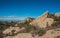 Mojave Sandstone Desert Rock Formation